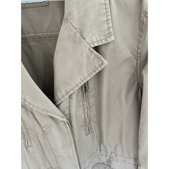 Old Navy Women Teen XL Khaki Cotton Jacket Utility Military Grunge Outdoors - Picture 5 of 7